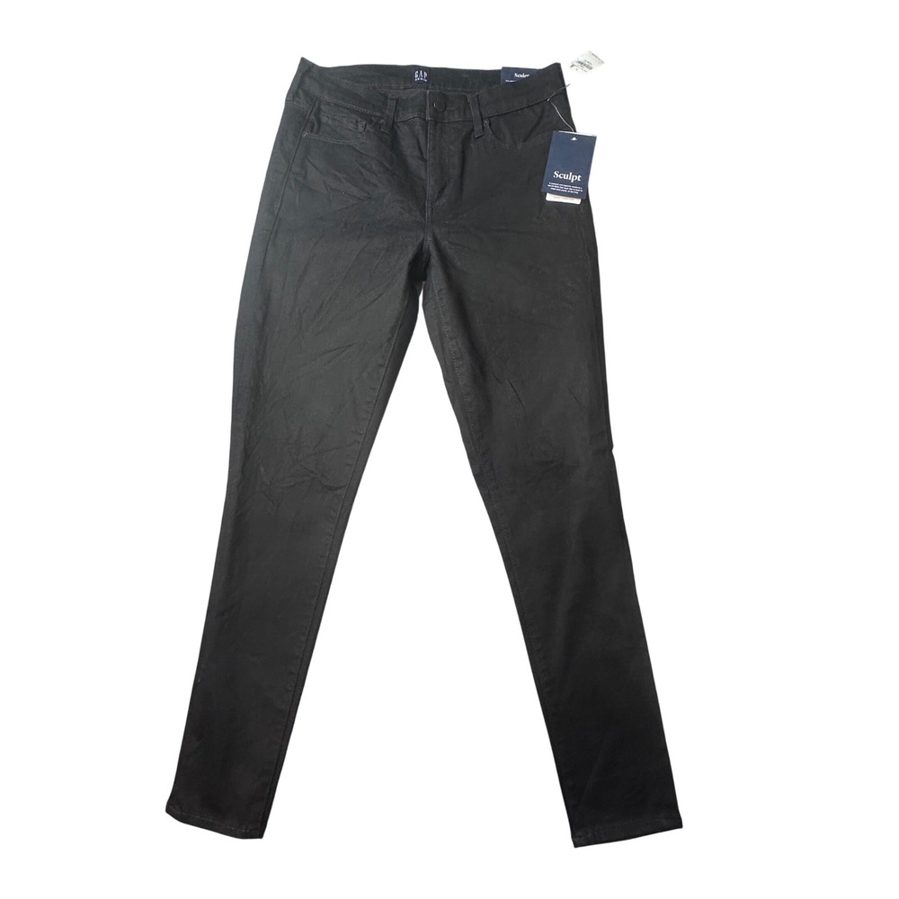 Gap Jeans Womens 29 Black Sculpt True Skinny Black Rinse Denim 443224-00 Stretch
